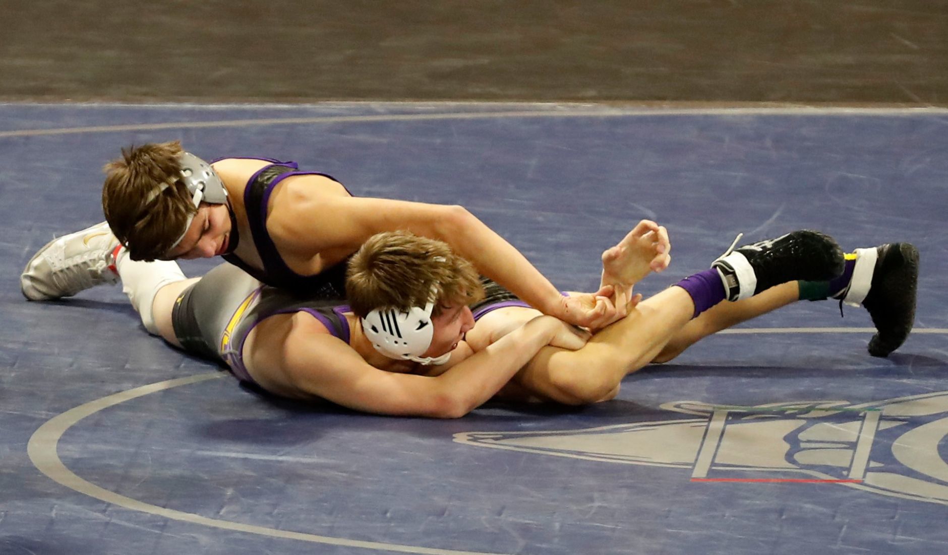 First round of state wrestling